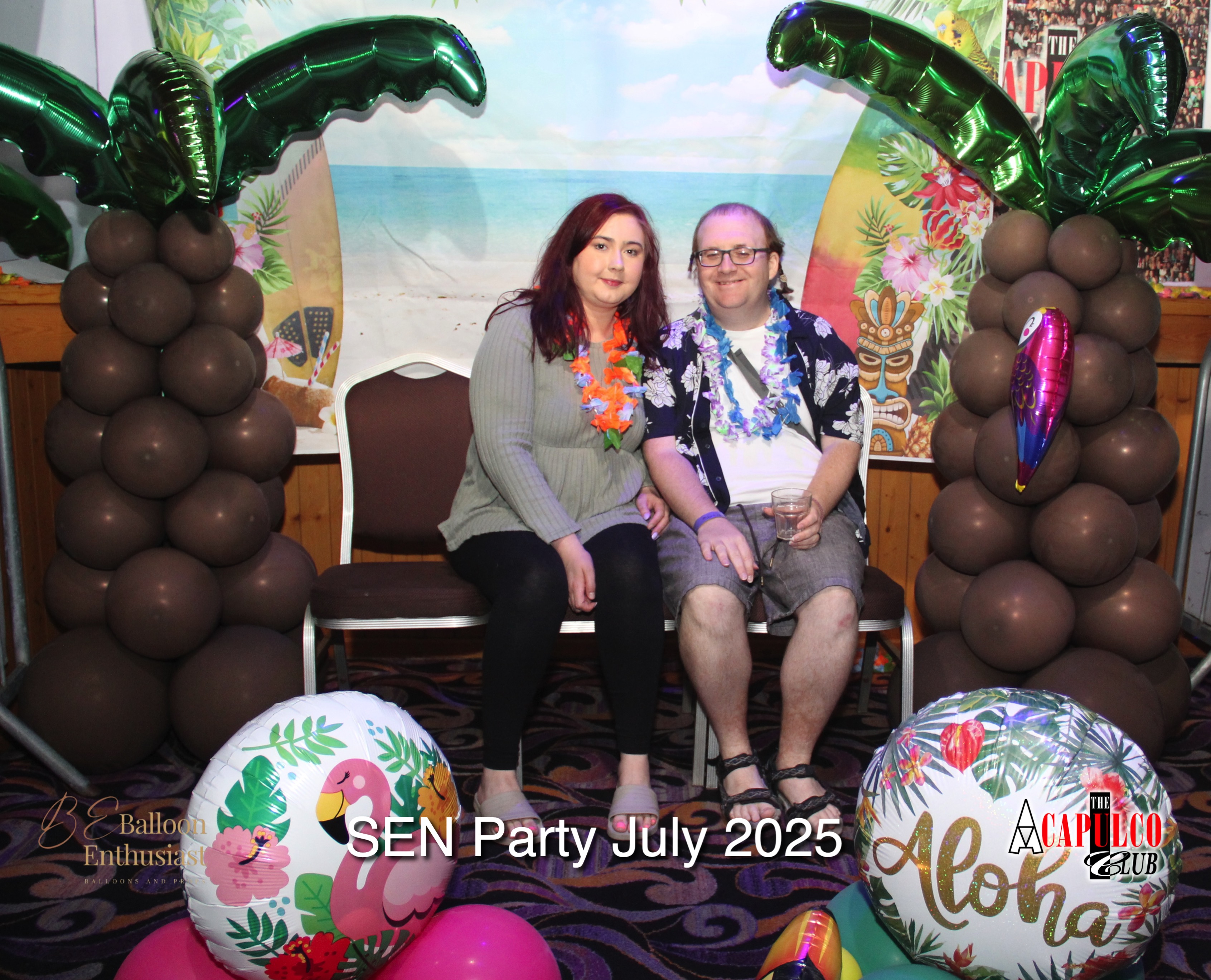 Sen Night Photos at Acapulco Easter / Summer Hawaiian Party - July 2025