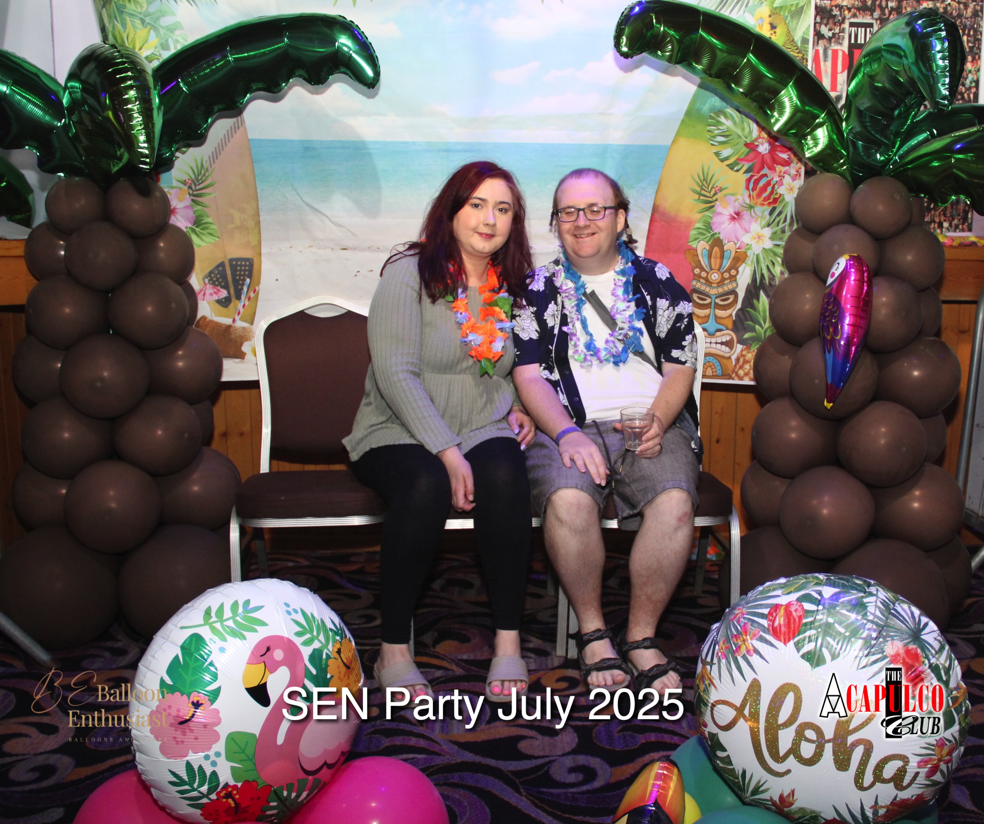 Sen Night Photos at Acapulco Easter / Summer Hawaiian Party - July 2025