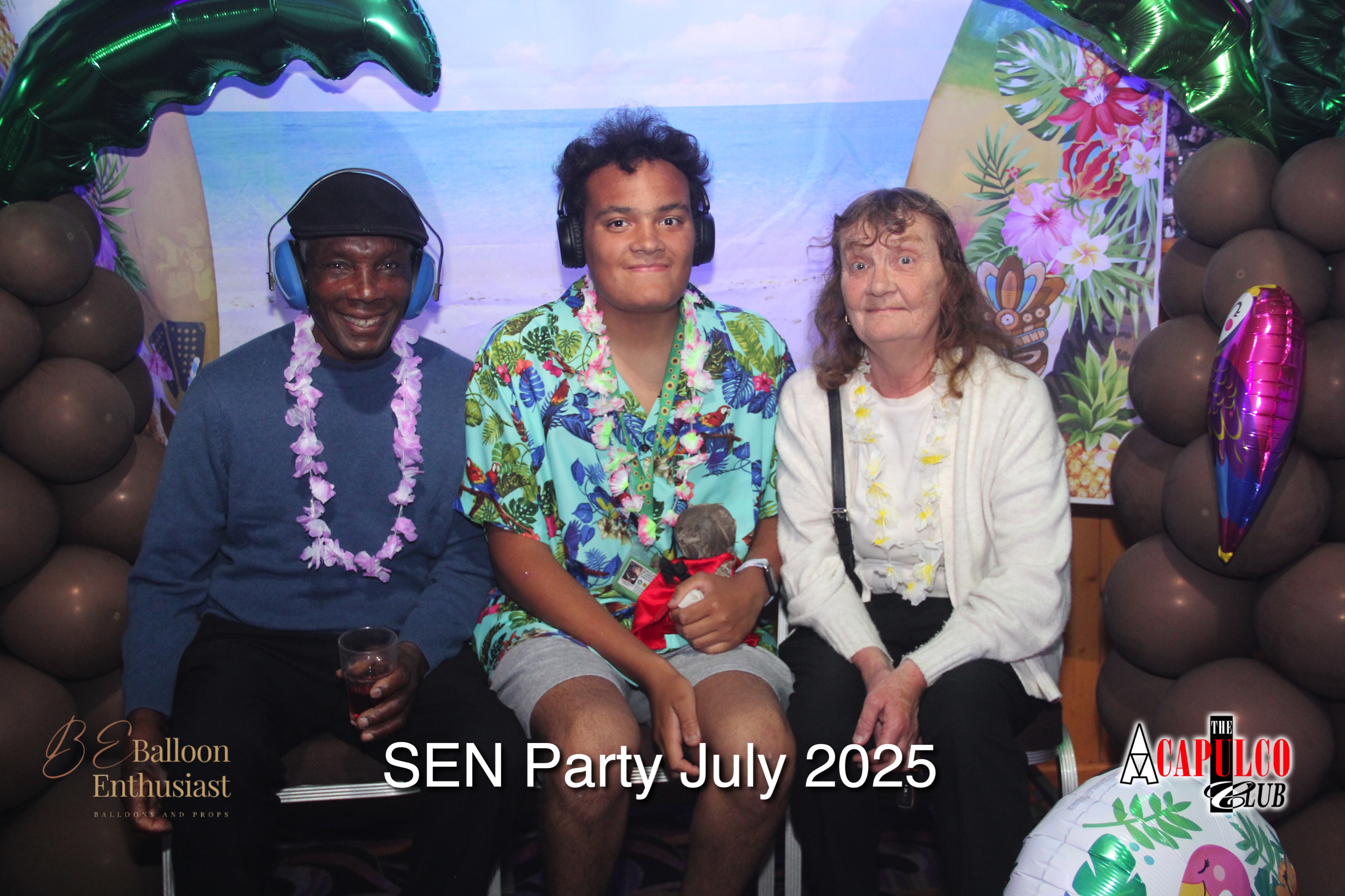 Sen Night Photos at Acapulco Easter / Summer Hawaiian Party - July 2025