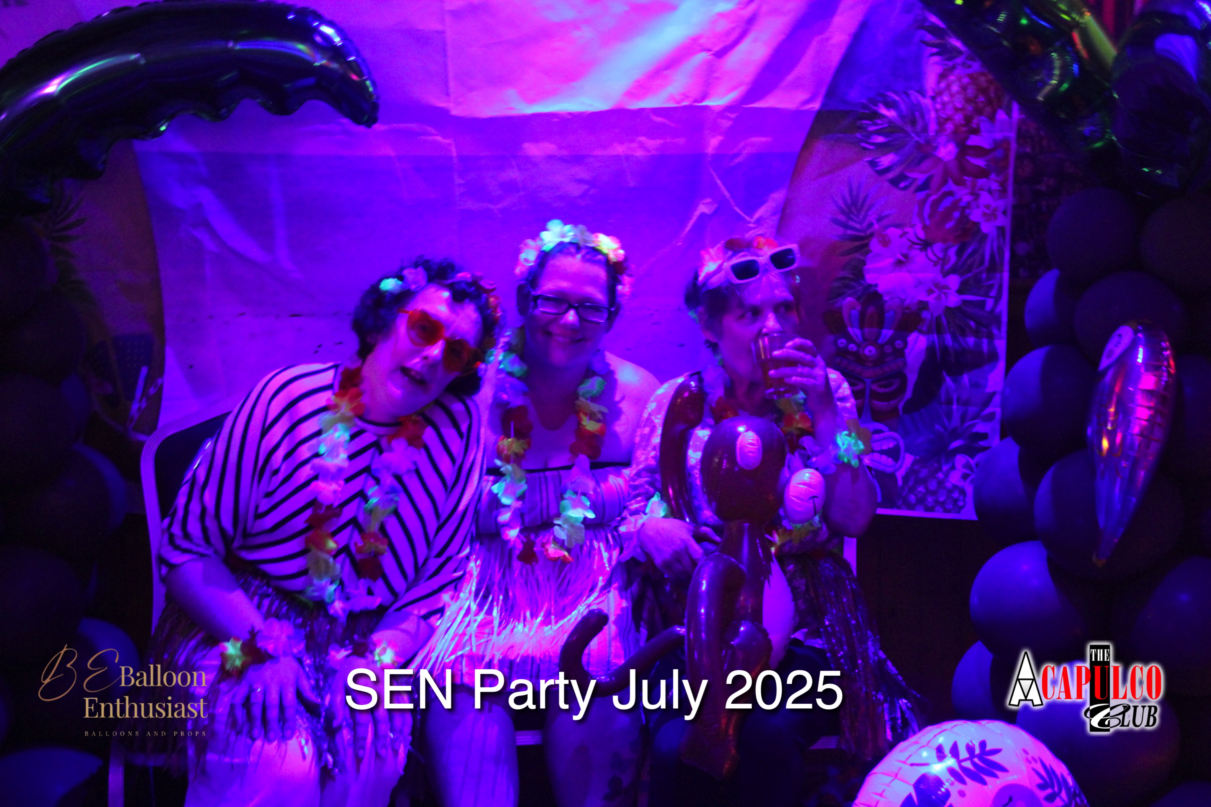 Sen Night Photos at Acapulco Easter / Summer Hawaiian Party - July 2025