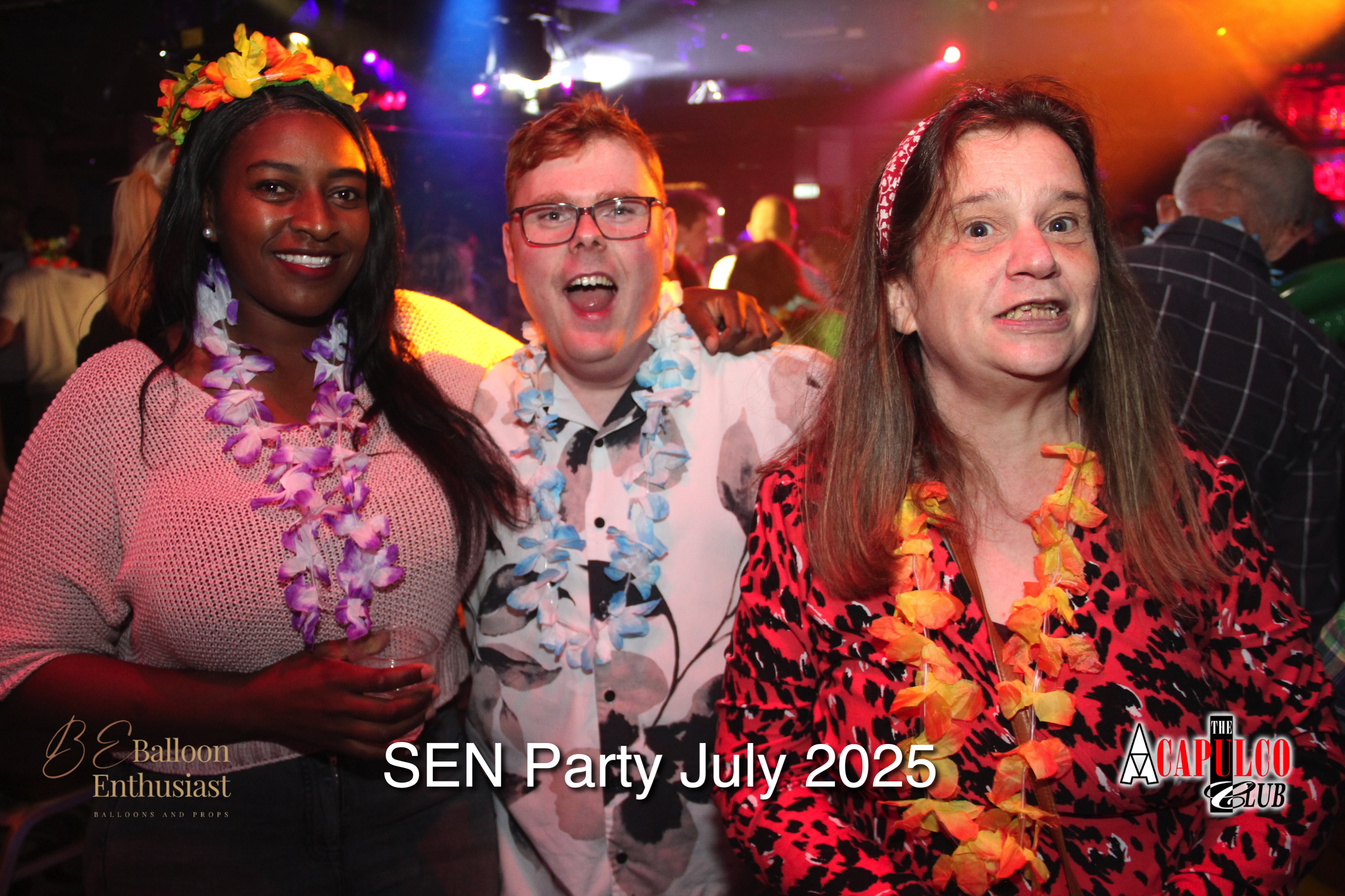Sen Night Photos at Acapulco Easter / Summer Hawaiian Party - July 2025