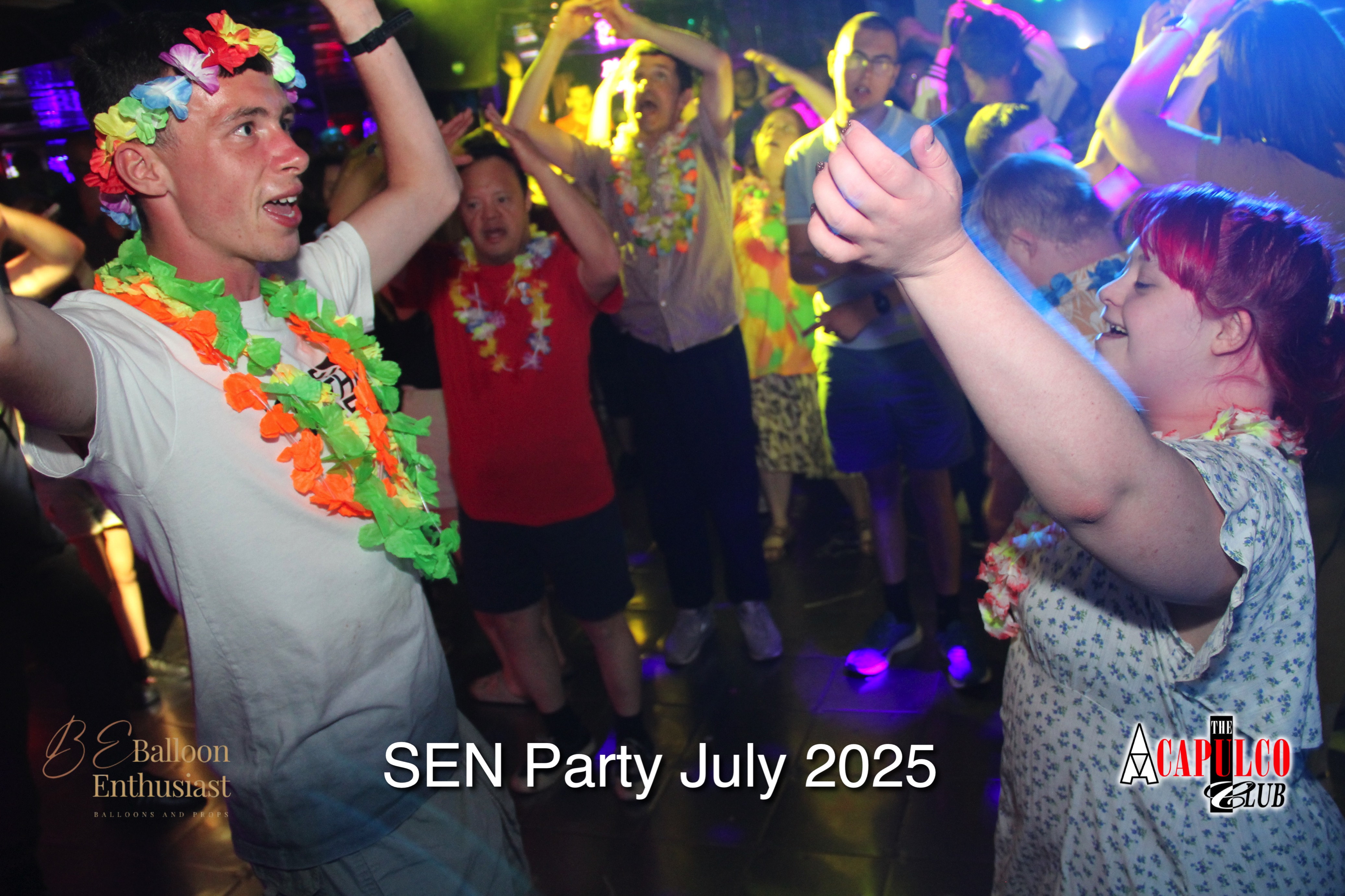 Sen Night Photos at Acapulco Easter / Summer Hawaiian Party - July 2025