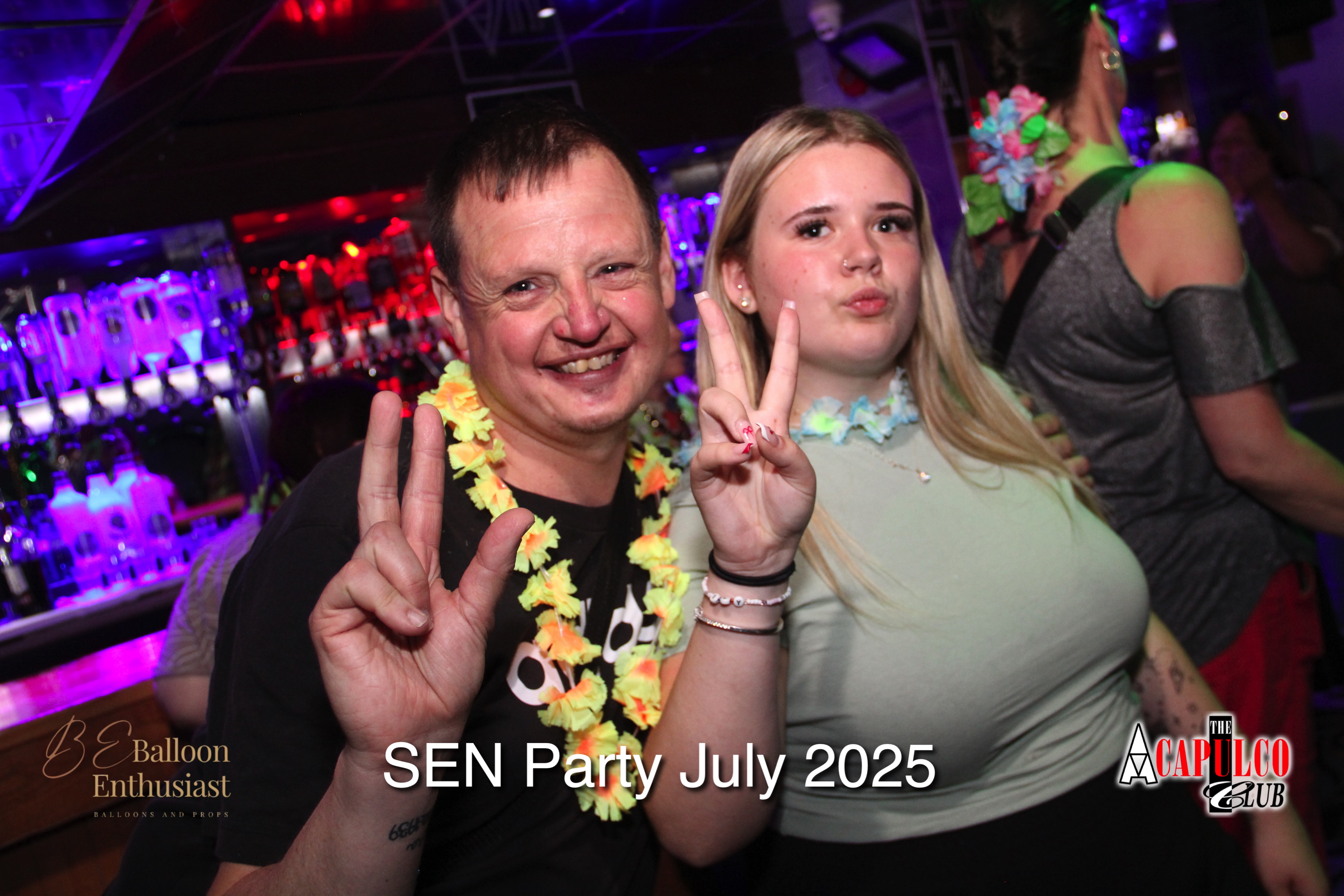 Sen Night Photos at Acapulco Easter / Summer Hawaiian Party - July 2025