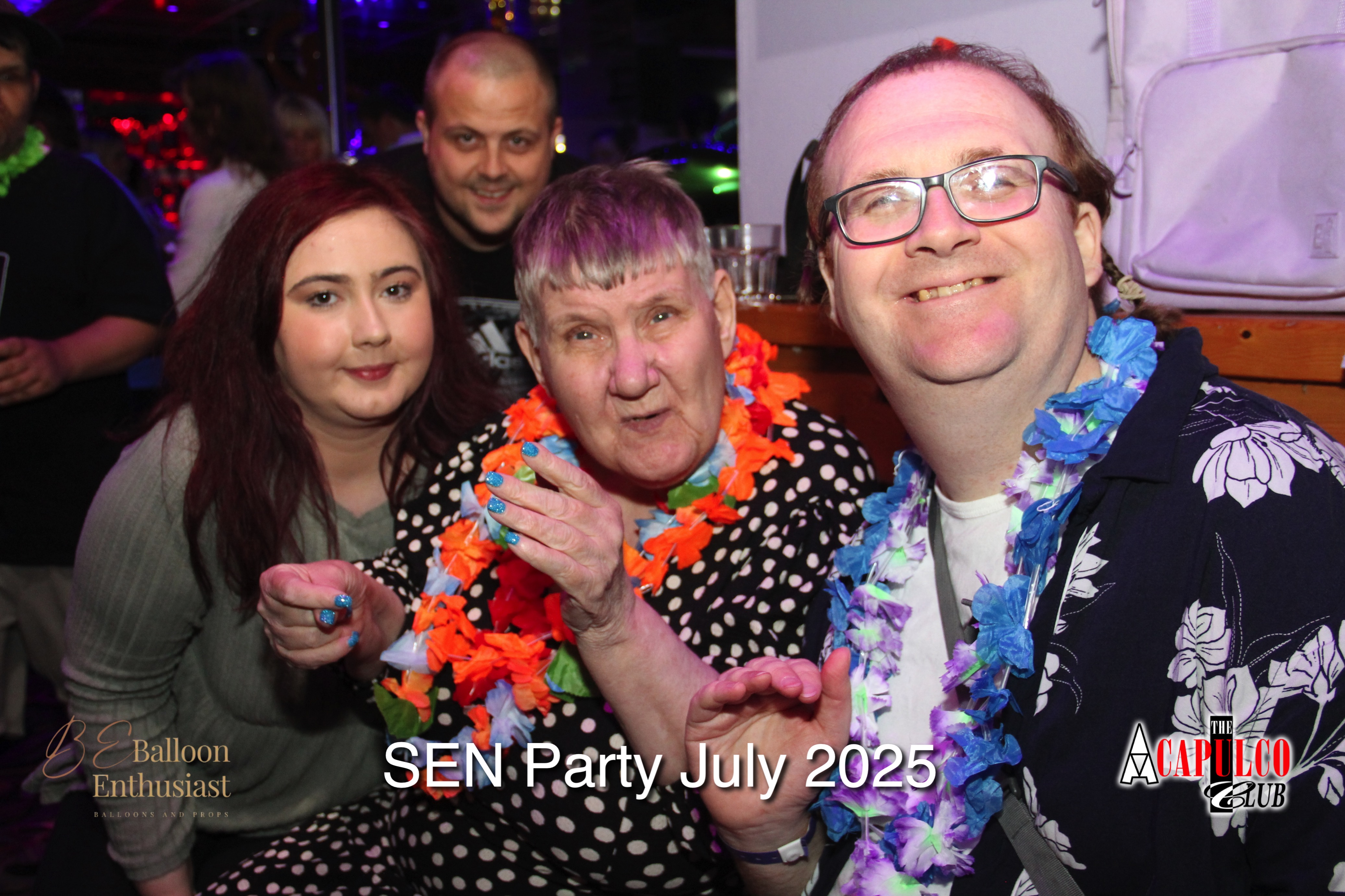 Sen Night Photos at Acapulco Easter / Summer Hawaiian Party - July 2025