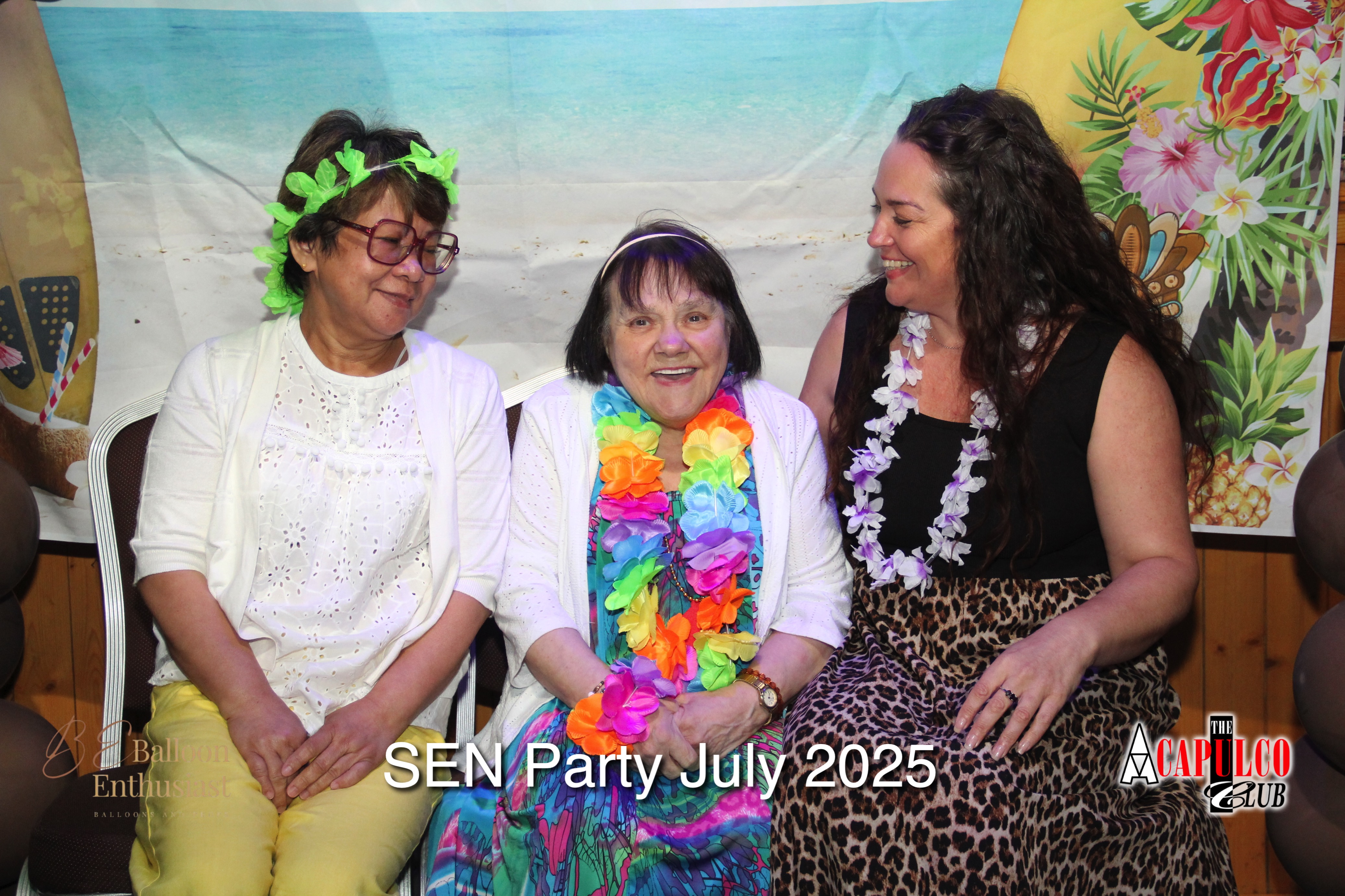 Sen Night Photos at Acapulco Easter / Summer Hawaiian Party - July 2025