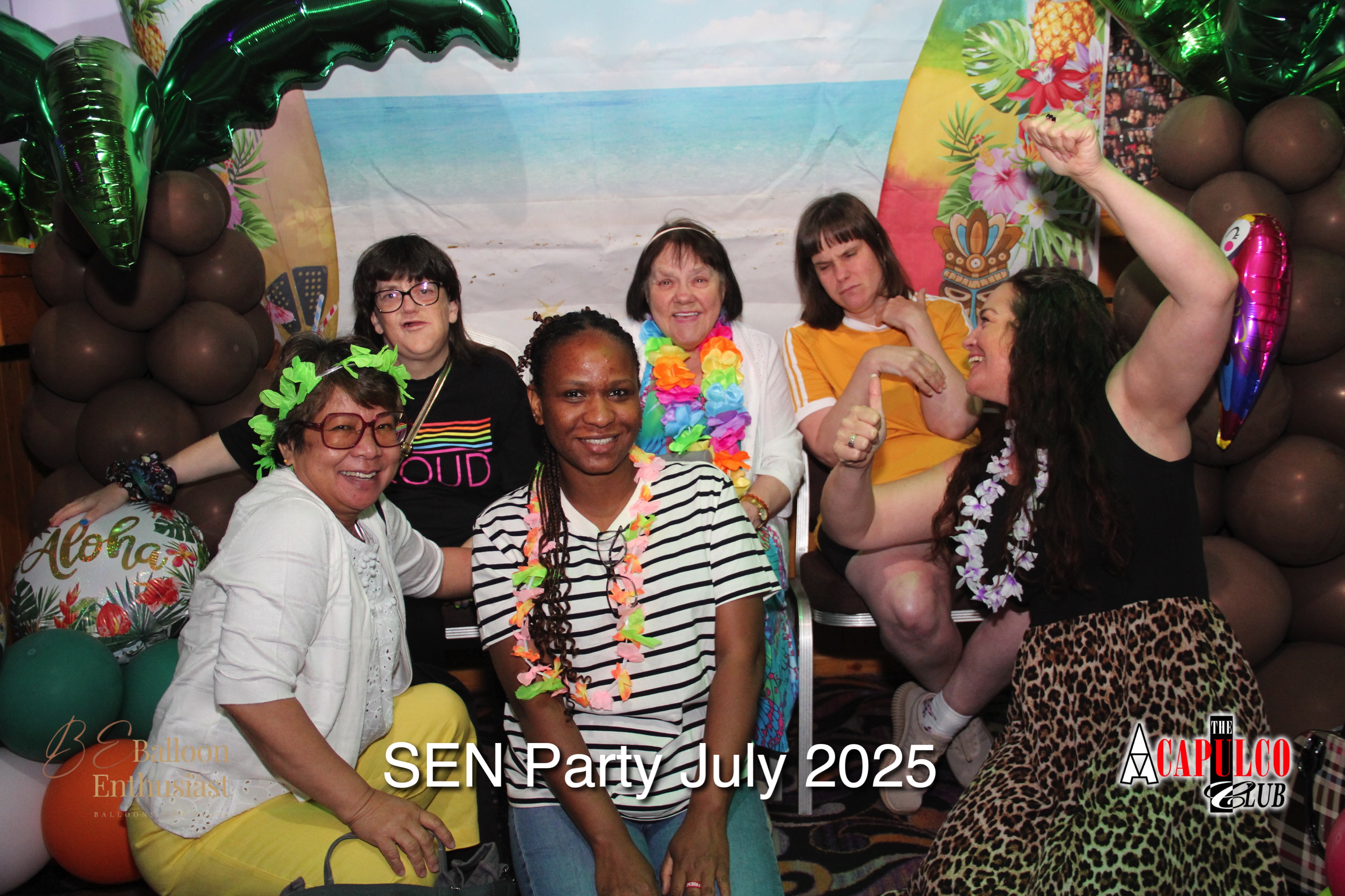 Sen Night Photos at Acapulco Easter / Summer Hawaiian Party - July 2025