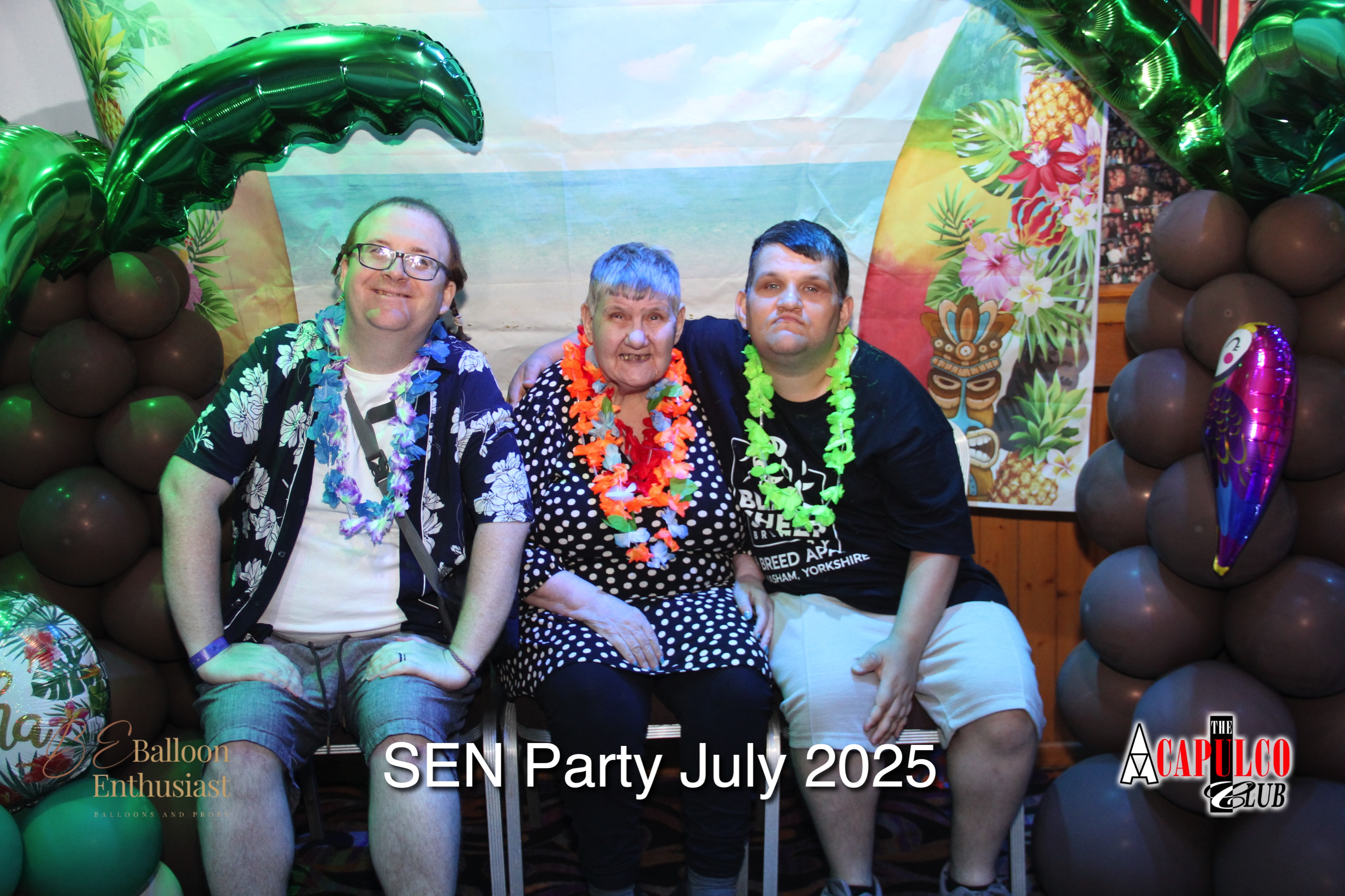 Sen Night Photos at Acapulco Easter / Summer Hawaiian Party - July 2025