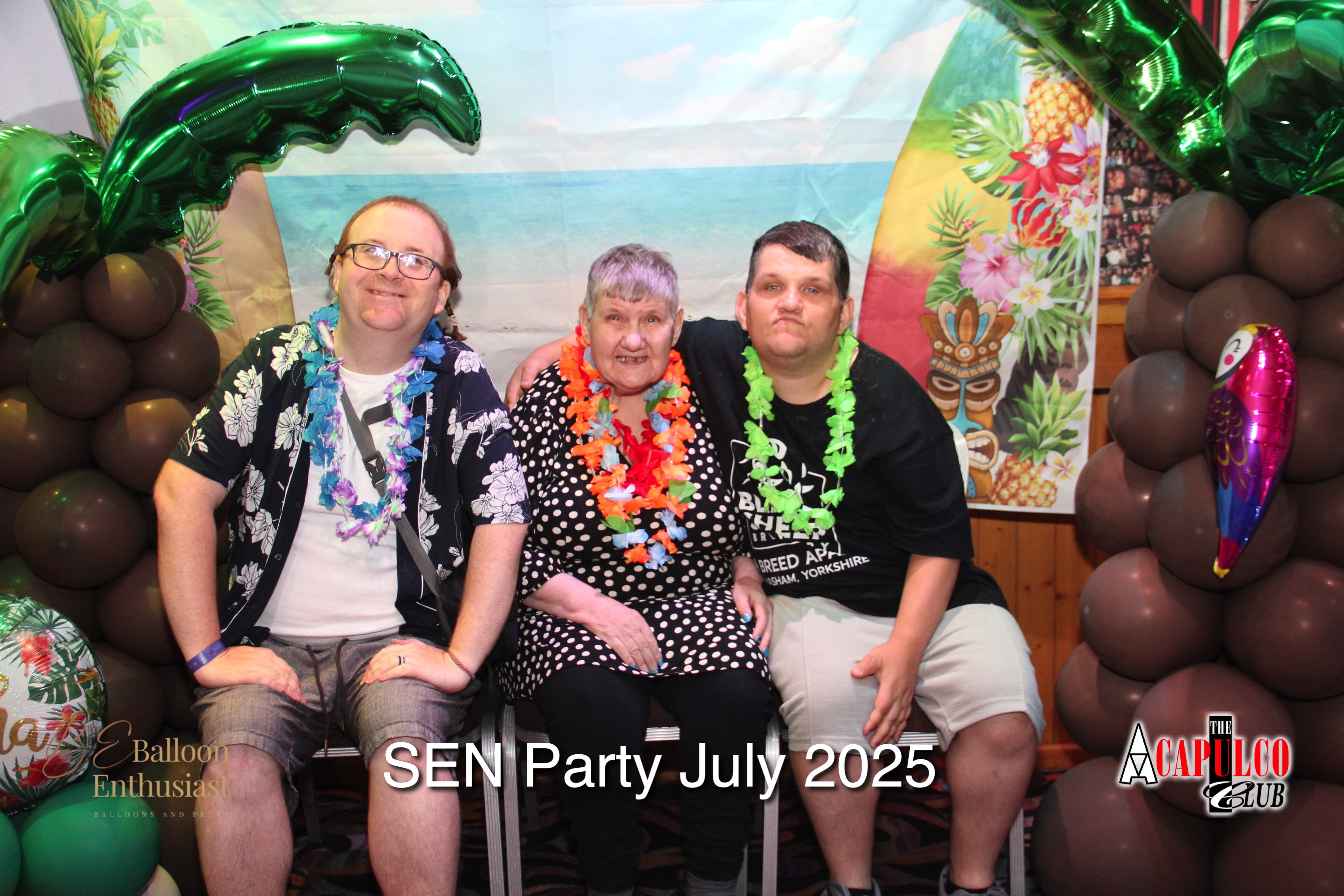 Sen Night Photos at Acapulco Easter / Summer Hawaiian Party - July 2025