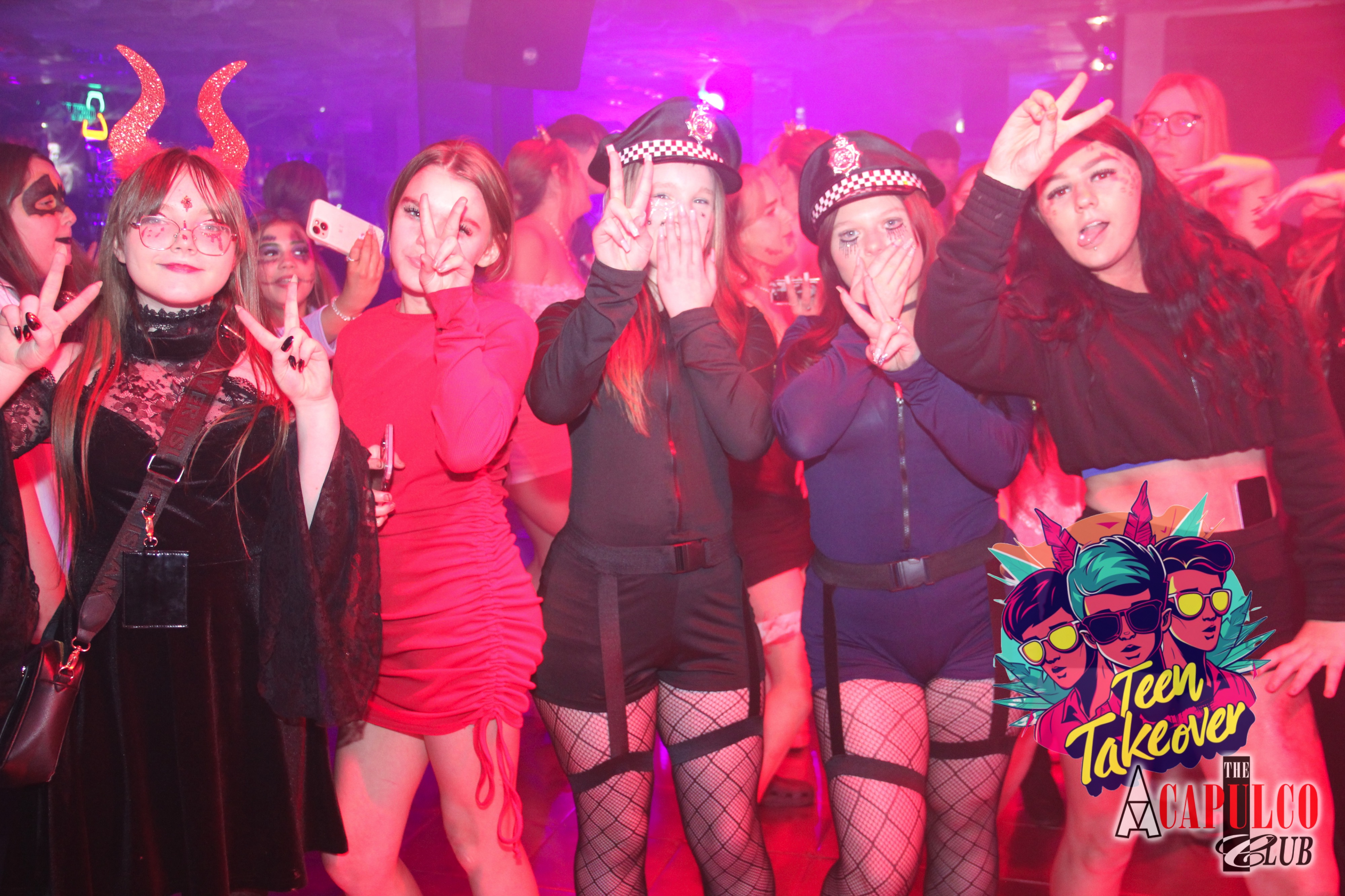 Teen Take Over under 18s night at Acapulco Halloween Party