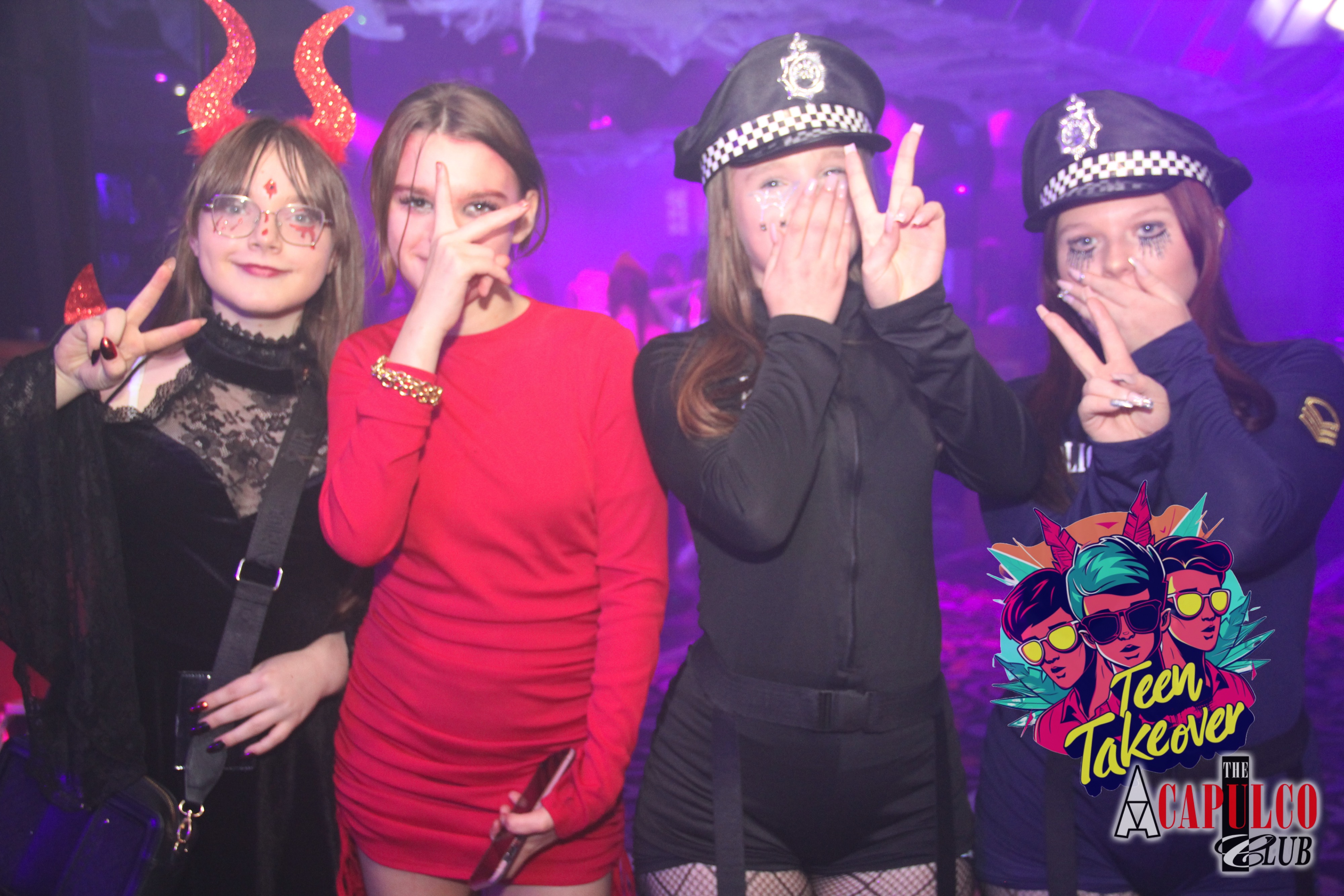 Teen Take Over under 18s night at Acapulco Halloween Party